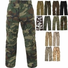 VETERAN'S SALE Paratrooper 8 Pocket Vintage-Military Camo Cargo Pants 20%OFF picture