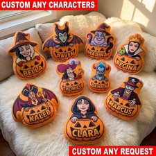 Personalized Disney Villains Halloween Pillow, Custom Maleficent Gift for Kids picture