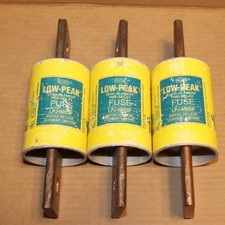 One Lot of 3 Nice Tested Bussmann Buss Low-Peak LPJ-600SP Dual Element Fuses picture