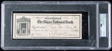 Morgan Bulkeley Baseball HOF Signed 1911 Riggs National Bank Check PSA/DNA 5417 picture