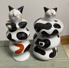 Villeroy & Boch Animal Park Cat Oil & Vinegar Cruet Set - Rosemarie Benedikt picture