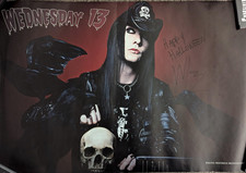 RARE WEDNESDAY 13 VINTAGE SIGNED TOUR POSTER MURDERDOLLS LARGE picture