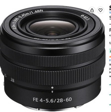 Sony FE 28-60mm F4-5.6 Zoom Lens - E-Mount (NEVER USED) picture