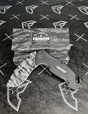 RARE Famous Stars And Straps Tiger Camo Knife Travis Barker Blink 182 Window picture