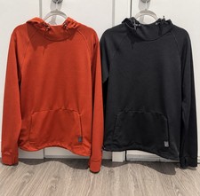 Two L.L.Bean Men’s VentureStretch Ottoman Rib Hoodie Pullover Size S Performance picture