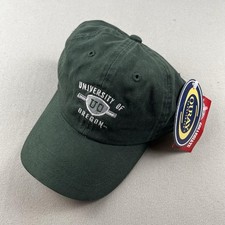 Vintage Oregon Ducks Hat Cap Strapback Green University College UO Dad Ouray picture