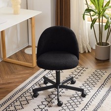 VINGLI Cute Candy Chair Armless Comfy Small Office Desk Vanity Chair with Wheels picture