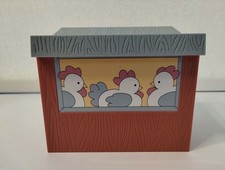 1980's Avon Down on the Farm Chicken Coop Recipe Box picture