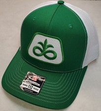 PIONEER SEED Patch on Richardson 112 Trucker Hat Snapback Green/White  picture