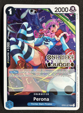 Perona Judge Pack Vol. 2 One Piece Stamped Promo Card OP01-077 (white) picture