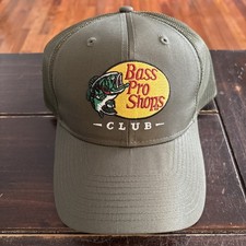Bass Pro Shops Club hat mesh back adjustable snapback Green one size fits all picture