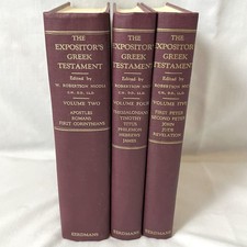 1974 Vintage Volumes 2, 4, 5 The Expositor's Greek Testament Eerdmans Hardback picture