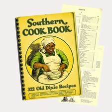 Southern Cook Book 322 Old Dixie Recipes Comb Bound Vintage Cookbook 52 Pages picture