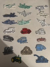 Vintage lot 1970-80’s Rubber Fridge Magnets Lot Of 20 Planes Cars Rare picture