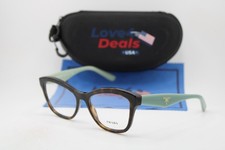 NEW PRADA VPR 29R 2AU-1O1 HAVANA GREEN AUTHENTIC EYEGLASSES 54-17 picture