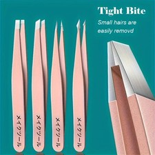Eyebrow Tweezers Eyebrow Clip 4 pcs/Set Hair Beauty Pluckers Stainless Steel picture