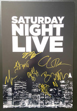 SATURDAY NIGHT LIVE CAST SIGNED 12x18 PHOTO POSTER SNL COLIN JOST CHE MOONEY +5 picture