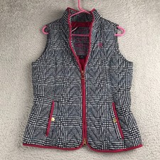 Ariat Ashley Insulated Vest Womens M Houndstooth Riding Puffer Cowgirl Rodeo picture