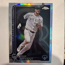 Kris Bryant 2025 Topps Chrome Lightboard Logo Variation Refractor #248 - Rockies picture