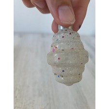 Vintage franke confetti barrel Mica ornament lantern Xmas tree rainbow picture