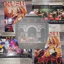 Rush Poster Lot Time Machine Snakes & Arrows Moving Pictures Lithograph 263/1000 picture