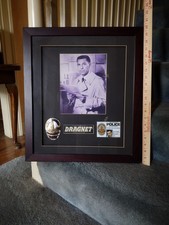 DRAGNET TV SERIES ID CARD BADGE FRIDAY FRAMED AND READY TODISPLAY REPLICA PROPS  picture