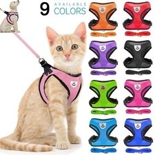 Adjustable Cat Harness and Lead Set – Escape-Proof Vest Leash for Cats, Kittens picture
