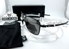 OAKLEY GAUGE 6 POWDER COAL W/ PRIZM BLACK IRIDIUM SUNGLASSES OO6038-01 AUTHENTIC picture