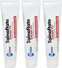 Globe Tolnaftate 1% Antifungal Cream, Athlete'S Foot Care, 3 Pack, 1 Oz picture