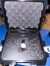 Invicta Disney Limited Edition Mickey Mouse Quartz Black SS Bracelet Watch Box picture