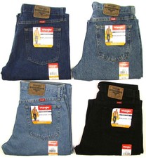 New Wrangler RELAXED FIT Five Star Mens Jeans Sizes 30 31 32 33 34 36 38 40 42 picture
