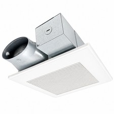 Panasonic FV-0510VS1 WhisperValue DC Exhaust Fan 50/80/100CFM Pick-A-Flow White picture