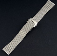 Omega OEM 20mm Stainless Steel Mesh Bracelet - STZ015681 + Buckle picture