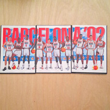 SkyBox 1992 Barcelona '92 USA Team Jordan Barkley Robinson Mullin #544-546 picture