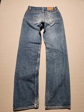 Vintage 70s 80s Levi's 701-0117 Student Jeans Fits 28x31 Blue Denim USA Amazing picture