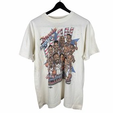 Vintage 1992 Salem Sportswear USA Dream Team Basketball Character Shirt Size XL picture
