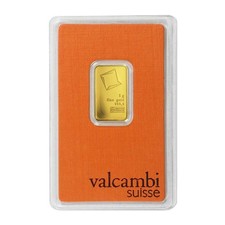 5 Gram Valcambi .9999 Fine Gold Bar in Assay picture