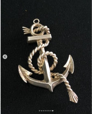 Antique sterling silver pendant USA mid 20th century Beautiful work, sterling si picture
