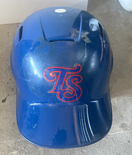 RARE Tennessee Smokies Game Used Batting Baseball Helmet Rawlings S100 MiLB MLB picture