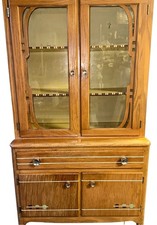 Antique 1930s G.I. Sellers & Sons Art Deco Kitchen Cabinet Hutch LOCAL PICKUP picture