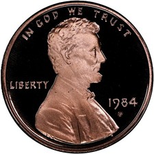 1984-S Proof Lincoln Memorial Cent 1C picture