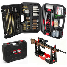 Universal Gun Cleaning Kit w/ Folding Stand for Rifle Pistol Shotgun Hard Carry  picture