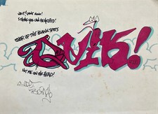 QUIK aka LIN FELTTON 1984 sketchbook drawing /seen/taki/crash/daze/blade/iz picture