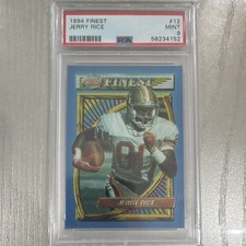 Topps 1994 Finest Jerry Rice San Francisco 49ers PSA Graded Base Set #12 picture