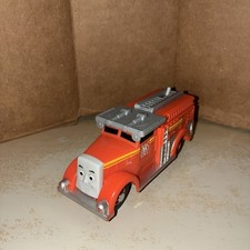 Vintage 2013 Thomas and Friends Trackmaster Flynn Engine Fire Truck Tested Works picture