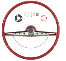 OER Red Steering Wheel Kit 1963 Chevy Impala Bel Air Biscayne picture