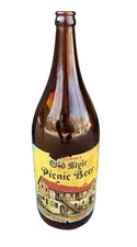 1934 Old Style Picnic Beer Vintage Beer Bottle RARE G. Heileman Brewing Co picture