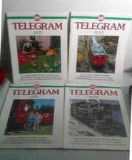 Vtg 1995 LGB Telegram Magazines Complete Year 1-4 Buffington Model Railroad EX picture