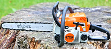 STIHL MS180C Chainsaw RUNS Great Starts Easy Idles Smooth Rev Hard Oils Gd Video picture