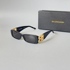 BALENCIAGA BB0096S 001 Black Rectangle Sunglasses Women’s 51mm UV Shade picture